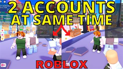 how to have 2 roblox accounts open at once.